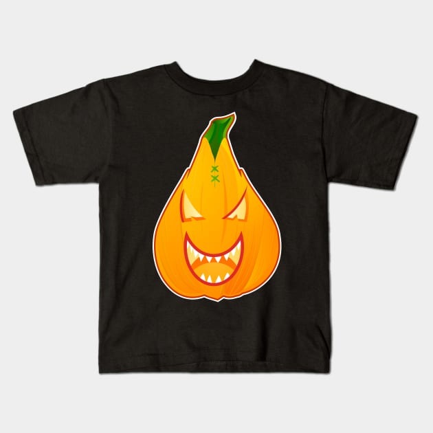 Crazy Pumpkin Kids T-Shirt by soaktrendingworld